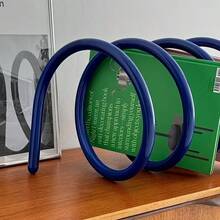 1 pieza Estantería de almacenamiento para el hogar de artista moderno grande, estantería de libros colorida de dopamina, estilo minimalista, estantería giratoria de hierro, diseño creativo personalizado, soporte de libros de escritorio, estantería de almacenamiento, estantería de libros de hierro de estilo minimalista colorida de dopamina, estantería giratoria personalizada, soporte de libros, estantería de almacenamiento, revista de escritorio (Modelo de adorno de revista de escritorio disponible para compra) - Multicolor - Ver 7