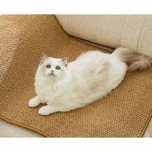 1 pieza Alfombra rascadora para gatos, Almohadilla rascadora de sisal, Protector contra rasguños para alfombras y sofás, Accesorio de muebles para mascotas, Suministros modernos para mascotas, Artículo para mascotas duradero - 30*50 cm - Ver 5