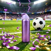 Violet Diamond Insulated Stainless Steel Water Bottle With Straw, Sports Water Bottle, Great For Travel, 32 Oz. It Is Suitable As A Gift For Birthdays, Halloween, Thanksgiving, Valentine's Day, Christmas And New Year. - 紫羅蘭色 - 查看 3