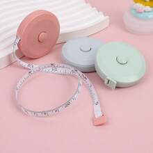 12/6/1pc Nordic Style Portable Tape Measure, Cute Mini Leather Measuring Tape For Body Measurements, Waist And Clothing Measurement - Multicolor - View 1