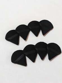 24/10/5/1pcs Triangle Velvet Powder Puff And Mini Pizza Powder Puff, Suitable For Wet And Dry Powder, Lightweight And Washable, Suitable For All Skin Types And Beginners, Applicable For Makeup, Room Decor, Vanity, Travel, Bedroom, Makeup Accessories, Powder Puff, Makeup Sponge, Powder Puff, Makeup Tools, Christmas Gift, Women Gift, Giveaway - Multicolor - View 3