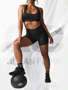 Short Airlift Energy de 5" - Negro - Ver 3