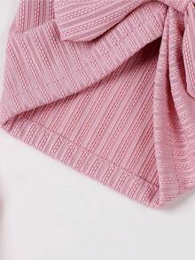4pcs Soft Comfortable Elastic Knit Bow Headbands For Baby (0-9M) Cute Newborn Hair Accessories - Multicolor - View 10