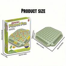 4-Player Memory Matching Board Game, Fruit And Animal Sliding Puzzle, Parent-Child Educational Toy, Coordination Memory And Concentration Training Toy, Birthday Back To School Christmas New Year Holiday Gift For Boys And Girls - Multicolor - View 8