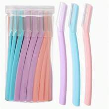4/12/24pcs Eyebrow Trimmer And Razor Set, Exfoliating And Hair Removal Tool, Body And Facial Eyebrow Razor, Multi-Color Hair Removal Tool, Beginner Eyebrow Shaping Tool Kit - Multiple Styles - View 1