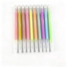 Morandi Color Gel Pens, Multi-Color Large-Capacity Fine Tip Straight Liquid Pens, Quick-Dry Smooth Ink For Notes & Drawing. Back To School Essentials & Daily Office Supplies For Art And Mind Mapping - Colored Pens - View 9