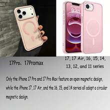 磨砂親膚感保護殼，適用於 iPhone 17e 16e 17 16 15 14 13 12 11 17 Pro Max 15 Plus，適用於 iPhone 16Pro 15Pro 14Pro 13Pro 16Plus 15Plus 14Plus 13Plus 機型，半透明磨砂 17 手機殼，17Promax 保護套，夏季款 - 橘色 - 查看 10