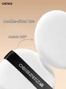 OEIEZ Fluffy Powder Puff Set With Case Soft Washable Makeup Sponge For Loose Powder Setting Powder Face Cosmetic Applicator Beauty Accessory - White - View 4