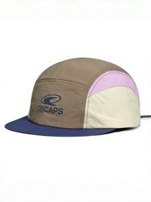 1pc Colorblock Quick-Dry Baseball Cap Summer Letter Print 5-Panel Baseball Cap Men Outdoor Hiking Running Sun Protection Hat - OS Quick-drying Cap - View 13