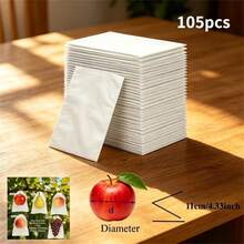 1/105Pcs Pest Protection Kit, Plant Protection Cover, Hidden Drawstring, Nylon Mesh Breathable, Suitable For Fruit Trees, Bird Net Protection For Apples, Grapes, Prevents Birds, Pests And Deer Damage, Multi-Purpose Use - A - View 3