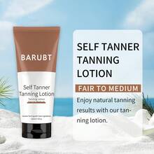 Self Tanner - Natural & Organic Ingredients, Moisturizing Self Tanning Lotion With Aloe Vera & Coconut For A Natural Glow, Streak-Free Fake Tan, Medium To Dark - Multicolor - View 4
