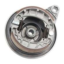 PowerMotor Ensamblaje de freno de tambor trasero de motocicleta para todas las mini motos Baja Heat Warrior MB165 MB200, repuestos de zapatas de freno de 105mm - A - Ver 10