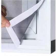 Summer Style, Minimalist White Design. Mosquito Nets Available In Multiple Sizes. Uses 2cm Adhesive Tape, Window Screen, Curtain Mosquito Net, Screen Door, Mesh, Window Insect Screen. - Screen Windows - View 4