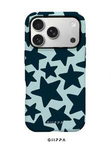A Stylish Phone Case. Does Not Include Lanyard Or Stand. GIIPPA 1pc Dark Blue Star Print Phone Case, Suitable For IPhone 17 Professional Max, 16 Professional Max, 15 Professional Max, 14 Professional Max, Stylish And Interesting Korean Phone Case, Compatible With IPhone 11/12/13/14/15/16 Professional Max. Also, Stylish Design Suitable For Both Men And Women, Ideal Gift For Girlfriend On Easter Or Birthday. - 深青色 - 查看 1