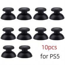 10 pièces Pièces de rechange universelles pour manette de jeu, capuchons de joystick analogique, poignées en caoutchouc, accessoires de réparation compatibles avec les manettes sans fil P*5 & Xb*X Series - Voir 2