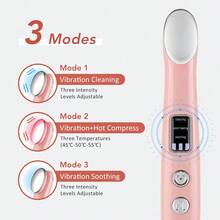 Hailicare Portable Rechargeable Eye Massager, Vibrating Heat Eye Massage Tool, Eye Beauty Device, Relieves Dark Circles, Eye Bags, Fine Lines, Puffiness And Other Eye Problems, 3 Modes Eye Care Tool, Relieves Eye Fatigue, Best Gift For Girls - View 2
