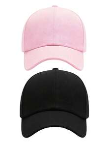 1 pièce/2 pièces Casquette de baseball respirante d'été unisexe, chapeau à bec de canard réglable avec protection solaire, convient pour la course, le cyclisme, la randonnée, la pêche et autres sports de plein air - Multicolore - Voir 12