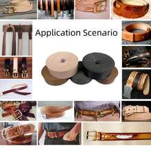 Fine Grain Smooth Faux Leather Strap, Size 2.5cm Wide 200cm Long 1.8mm Thick, Flat Leather Strap, Suitable For Handicrafts, Full Grain Soft Leather Strip, Can Be Used For Handicrafts, Tool Making, Belts And Gardening Tools - Multicolor-a - View 5