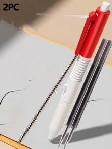 2pcs Creative Multifunctional Water Spray Pen, Unique Cute Design Suitable For Student Rewards, Random Color Combination, Back To School - Default - View 14