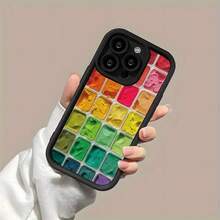 Funda para Teléfono Móvil con Patrón de Paleta de Colores, Textura Mate, Diseño Sky Eye Stair Groove, Agarre Cómodo, para iPhone 1616PRO16PLUS16PROMAX1515PLUS15PRO15PROMAX1414PLUS14PRO14PROMAX1313mini13PRO13PROMAX1212mini11PlusProMax78SEXSXS MAX7P8P. Ideal para Regalar a Amigos, Novias, Novios, Familiares. - (Un color) 1 unidad por paquete - Ver 1