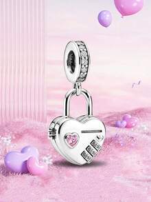 1颗925纯银吊坠珠，适合女士DIY手链，时尚饰品 - 款式9 - 查看 7