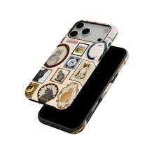 復古貓咪拼貼手機殼，復古動物寵物愛好者禮物，相容 iPhone 17 16 Pro Max 15 14 Plus 13 12 11 - 彩色 - 查看 4