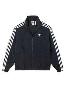 Adidas 男士運動夾克 WOVEN FBIRD TT2026 夏季新款男士復古立領運動休閒夾克 KB2466 - 黑色 - 查看 1
