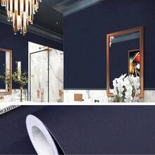 1 Roll Self-Adhesive Thickened Matte Wallpaper Sticker, Living Room Bedroom Wardrobe Furniture Renovation Sticker, Cabinet Sticker, Solid Color Waterproof Contact Paper, Multiple Colors Available. - Solid Color - View 83