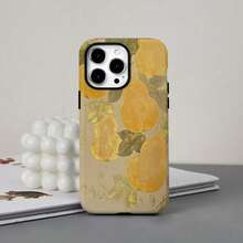 Una funda elegante para teléfono no incluye un cordón ni un soporte. Funda protectora 2 en 1 Chunfeng Pear Fragrance - Duradera, absorbente de golpes, protección a la moda - Compatible con 16, 15, 14, 13, 12, 11, Plus, Pro,, el regalo de cumpleaños perfecto para un amigo. - Gran agujero dos en uno - Ver 1