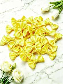 50PCS/30PCS Polyester Bows, Gift Box Decoration DIY Handmade Jewelry Making Accessories, Jewelry Hair Accessories, Clothing Doll Decoration, Garment Accessories - Satin Waistband Bow - View 35