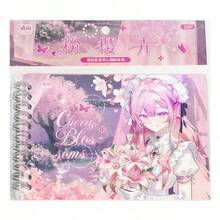 Yuxian 2D Stickers: Flower Forest Characters, Anime, Retro Style Manga, Diary Materials, DIY Scene Decoration - Purple Luo Collection - View 5