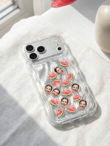 Casing Ponsel Shaker Foto Bayi Kustom, Casing Ponsel Transparan Anti Guncangan, Pelindung Ponsel Motif Kepala Kelinci, Casing Ponsel Seru dengan Cetakan Foto yang Dapat Disesuaikan. Terbuat dari Bahan Akrilik dengan Bingkai Anti Guncangan Bergelombang, Foto Potret Bayi yang Dapat Disesuaikan, Dekorasi Shaker Terintegrasi, dan Desain Cetak 2D. Cocok untuk Ibu dan Pembeli yang Mencari Hadiah Seru. Memberikan Perlindungan Ponsel Anti Jatuh dan Anti Gores untuk Penggunaan Sehari-hari. - MultiWarna - View 6