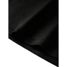 Ajuste holgado para primavera/verano - Negro - Ver 4