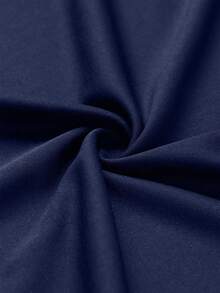 Camiseta básica para hombres, top versátil, ropa de verano para hombres - Azul marino - Ver 5