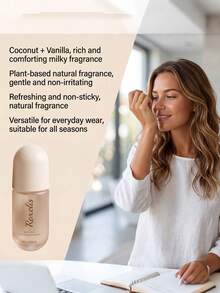 1 Box 1 Stück (50ML) Kokosnuss-Vanille Körperduft ätherisches Öl Spray, frischer und eleganter Duft, elegant mit langanhaltendem Duft, Nischenduft, täglich sanft und hautfreundlich, feuchtigkeitsspendend, hydratisierend, erfrischend, nicht fettend, pflegt junge Haut und empfindliche Haut, natürlicher Duft für die Körperhaut von Frauen - Mehrere Düfte - Übersicht 10
