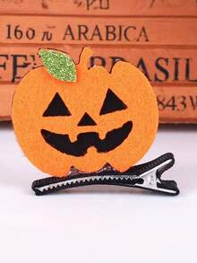1/5/10pcs Halloween Party Costume 3D Hair Clips Bat Pumpkin Skull Headwear Holiday Gifts - A - View 6