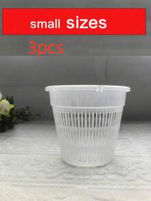 Thickened Root Control Flower Pot, Transparent Breathable Plastic Flower Pot For Phalaenopsis, Cymbidium, Dendrobium Planting Base, Breathable Pot Cover, Root Control Pot, Nutrient Bowl And Seedling Cup - A - View 11