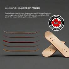 Mini Maple Wood Finger Skateboard Toy Fingerboard Model Teen Party Favor Set Teen Gift - Multicolor - View 6
