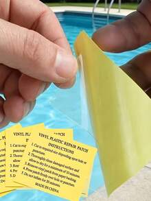 1/5/20/40pcs Waterproof Self-Adhesive Transparent Repair Tape, Suitable For Inflatable Items, Inflatable Mattress Repair Patch, Pool Float Repair Tape, Leak-Proof And Easy To Use, Suitable For Inflatable Pool, Inflatable Bed, Water Toys And Swimming Rings, Water Party, Summer Essential - Multiple Colors - View 5