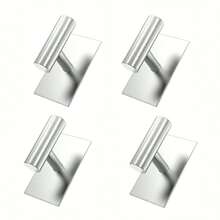 304 Stainless Steel Hooks Available In Black And Gray; Waterproof And Rust-Resistant, Featuring A Drill-Free, Self-Adhesive Design. These Practical Hooks Are Ideal For Bathrooms, Walk-In Closets, And Organizing Everyday Household Items. - Multicolor - View 16