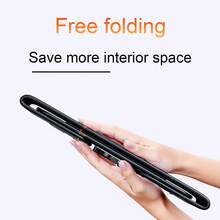 1pc Car Tissue Box, Car Tissue Holder, Car Tissue Dispenser, Multi-Functional Elastic Band PU Leather Center Console Seat Back - Black - View 4