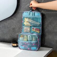 Bolsa de Aseo Colgante Creativa, Bolsa Organizadora de Cosméticos Colgante para Viajes, Bolsa de Almacenamiento Plegable de Mano, Regreso a la Escuela - Ver 4