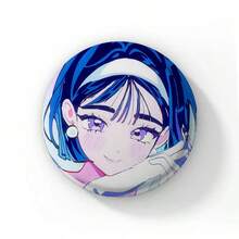 58mm Pop Cartoon Cute Girl Sua Soft Button Pins Anime Alien Stage Coin Brooches On Backpack Decor Round Badges For Bag Hat Jewelry Gifts - 58 mm - View 23