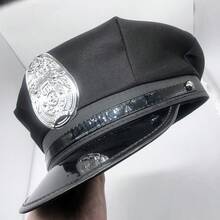 1pc Holiday Party Police Hat, Halloween Decoration Hat Prop - Multicolor - View 2