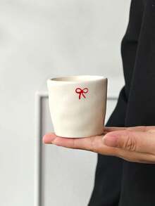 1/3/6 Stücke Schleife Keramik Kaffeetassen, europäischer minimalistischer Keramiktassen, handgehaltene Tassen, Espressotassen, Latte Kaffeetassen, Wassertassen, Party Nachmittagstee Tassen, Keramiktassen, Safttassen, Geschenktassen - mehrfarbig - Übersicht 15