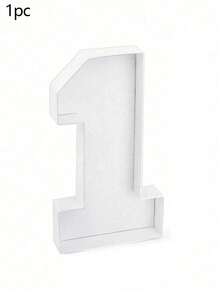 1pc 0-9 Numeric Shape Tray, Photography Prop, DIY Food Tray, Decorative Cardboard Number Box, Suitable For Elderly Birthday, Fruit, Cookies, Desserts, Cake Display, Graduation Ceremony, 1st Birthday, Family Gathering, Bridal Shower, Handmade - Multicolor - View 13