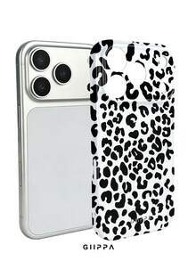 GIIPPA Casing Ponsel Motif Leopard Hitam, Kompatibel dengan iPhone 17, 16, 15, 14, 13, 12, 11, PRO MAX - Hitam - View 2