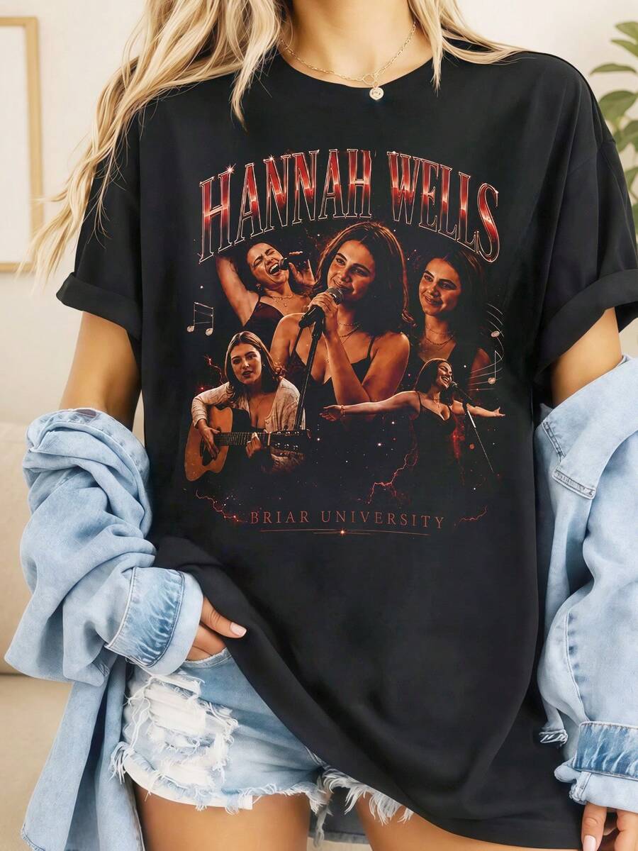 Women T-Shirts - 黑色 - 查看 1