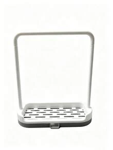 1 pieza Organizador de bandeja para fregadero de cocina, adecuado para almacenar esponjas, trapos, restos, cepillos, estropajos, etc. - Multicolor - Ver 12