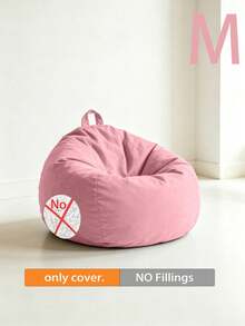 Vỏ bọc ghế lười (không kèm ruột), vỏ bọc sofa lười, có tay cầm tiện lợi và túi bên hông, 9 màu để lựa chọn, chất liệu vải mềm và chống mài mòn, đường may chắc chắn, bền bỉ, phù hợp cho nội thất phòng khách và phòng ngủ gia đình trong nhà. - Nhiều màu - Xem 19